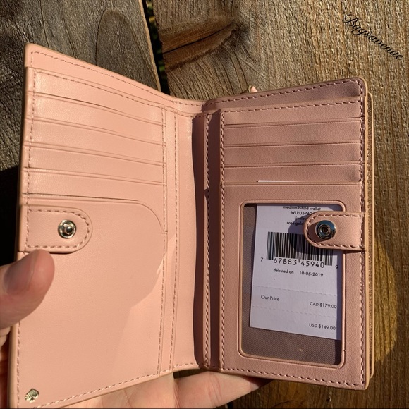 Kate spade Glitter Sparkly Medium Bifold Wallet - Picture 5 of 6